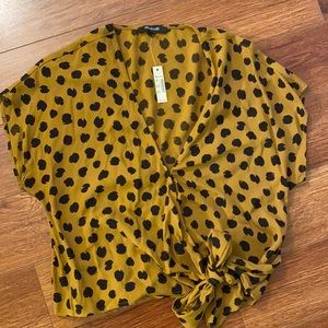 NWT Madewell Spotted Top